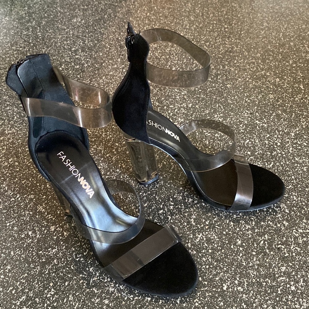 Rosy Clear Heels